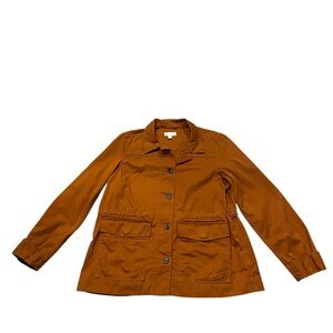 Women's Classic Utility Jacket in Warm Brown